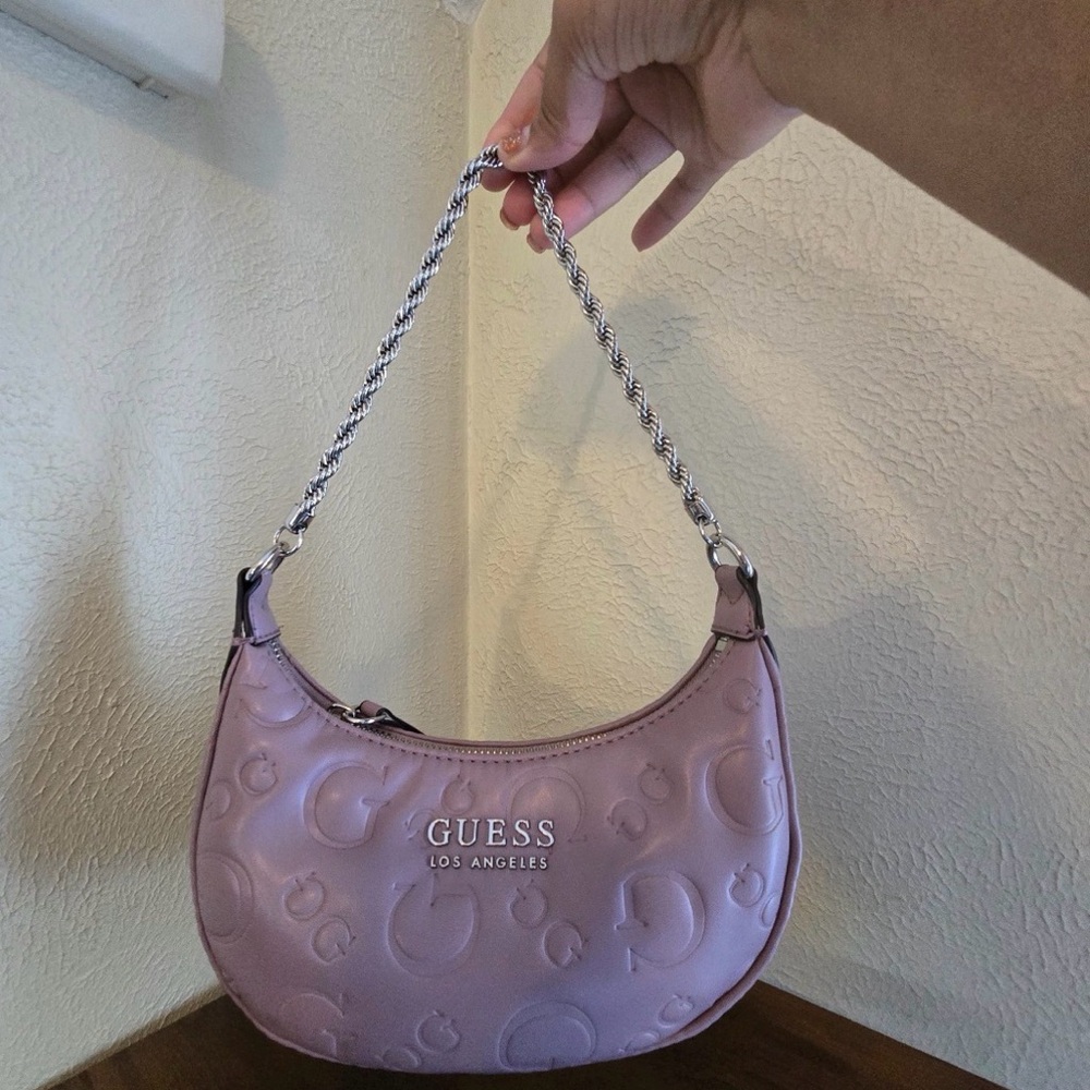 Guess Los Angeles Lavender Shoulder Bag
